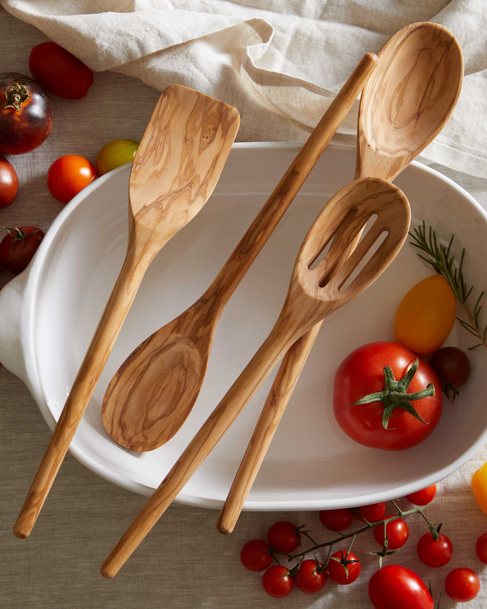 Set Taglieri in Legno d'Ulivo